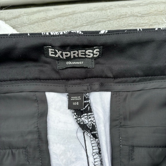 Express Patterned Columnist Pants - Picture 3 of 5